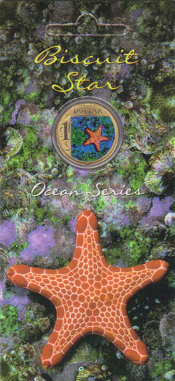 2007 Australia $1 (Ocean Series-Biscuit Star Fish) K000186